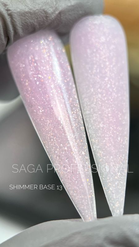 Камуфлююча база Saga Shimmer base 13 (баночка без пензлика), 15мл