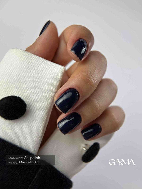 Гель-лак Gemely (ex.Ga&Ma) Max Color 13 темно-синій, 6мл