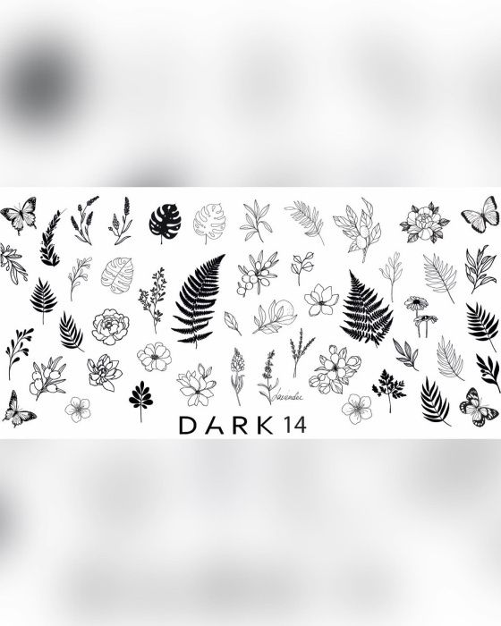 Пластина для стемпинга DARK 14