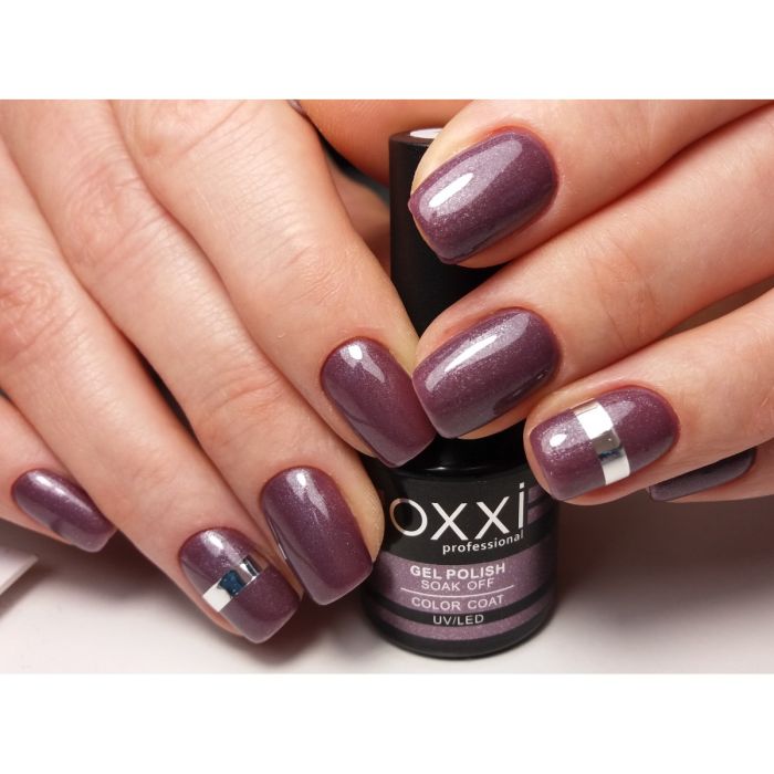 Гель-лак OXXI Professional №141 (серо-лиловый с микроблеском), 8 мл