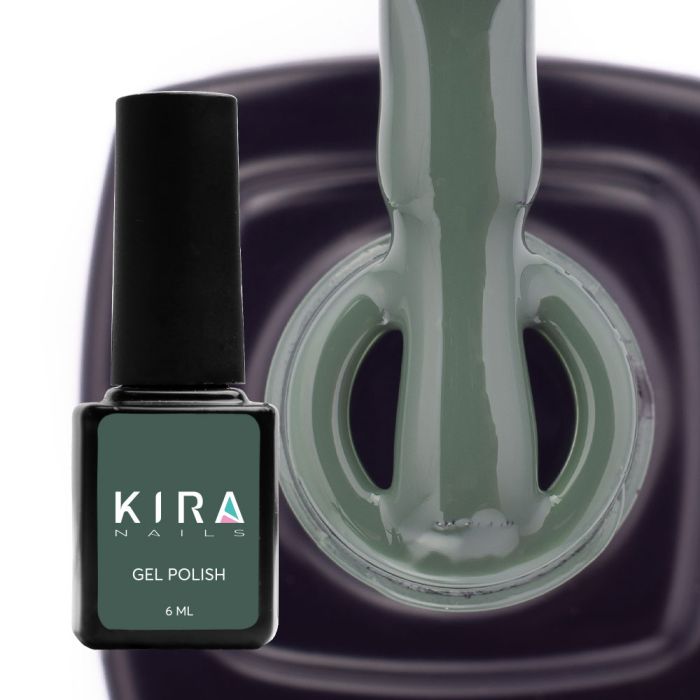 Гель-лак Kira Nails №147 (темный мох, эмаль), 6 мл
