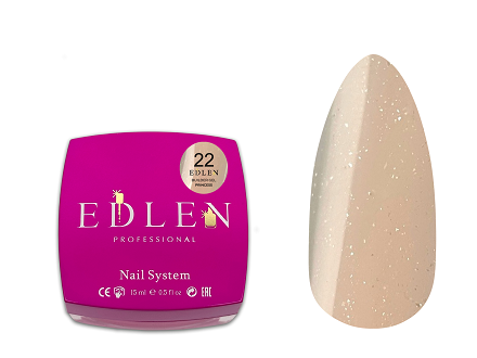 Гель Edlen Builder Gel Princess 15мл 022  світлий кремовий