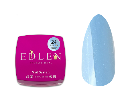 Гель Edlen Builder Gel Princess 15мл 024 ніжно-блакитний 