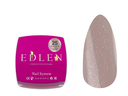 Гель Edlen Builder Gel Princess 15мл 025  бузково-коричневий