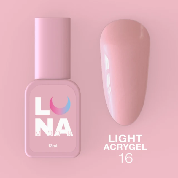 Рідкий акригель Luna Light Acrygel 13мл №16