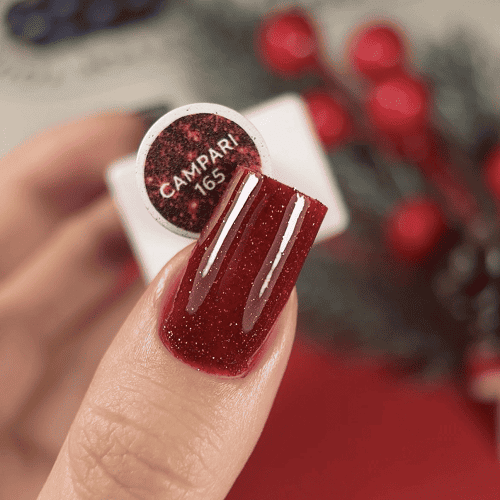 Гель-лак NailsOfTheDay 165 Campari червоний світловідбиваючий, 10мл