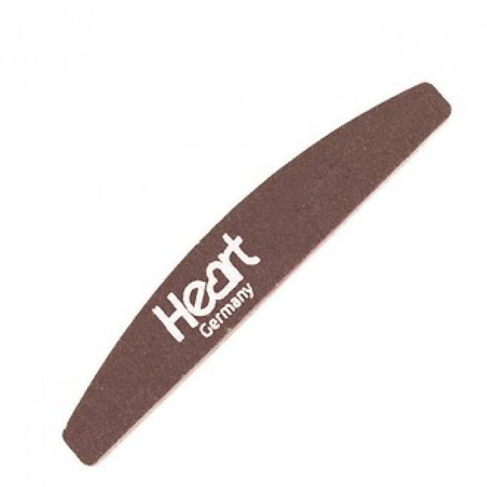 Пилка для ногтей Heart 100/180 Half Brown