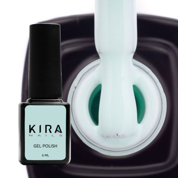 Гель-лак Kira Nails №168 (морская пена, эмаль), 6 мл