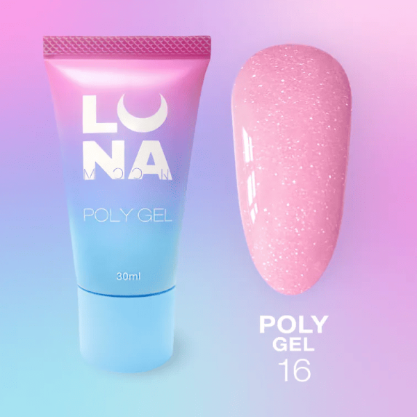 Полігель для нарощування Luna Poly Gel 16, 30мл