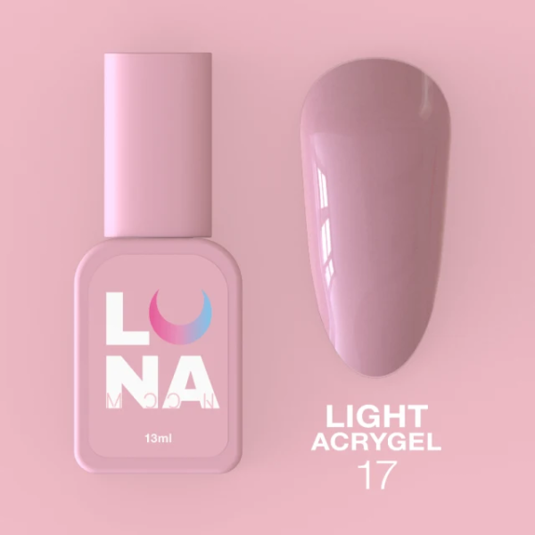 Рідкий акригель Luna Light Acrygel 13мл №17
