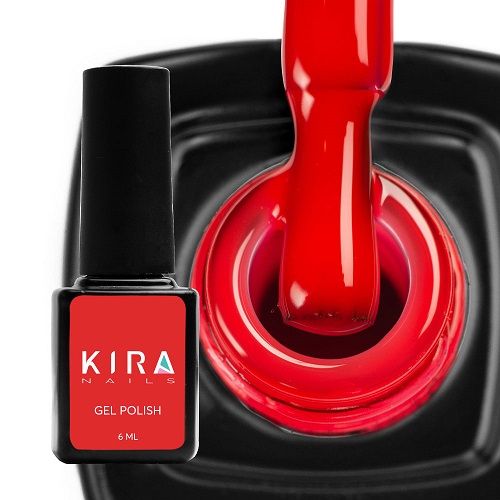 Гель-лак Kira Nails №172 (кораловий, неоновий), 6 мл