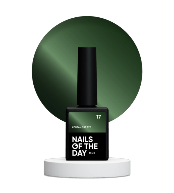 Гель-лак NailsOfTheday  Korean cat eye 17, зеленый 10мл
