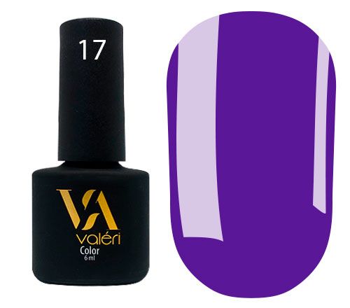 Гель лак Valeri 6 ml №17 фіолетовий