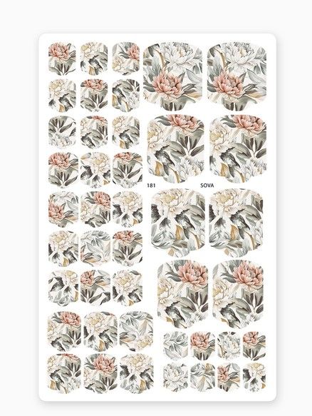 Плівка для педикюру SOVA Decor 181