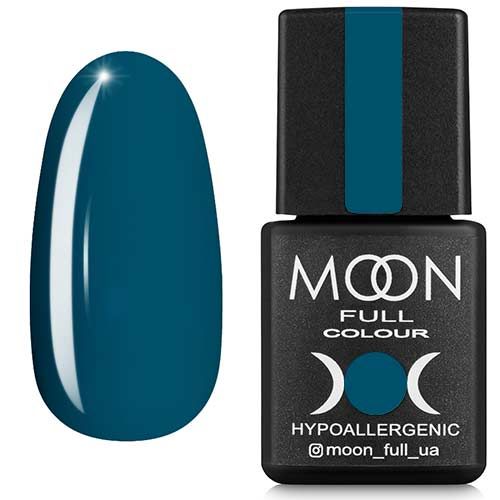 Гель-лак MOON FULL color Gel polish №184 (сіро-зелений, емаль), 8 мл