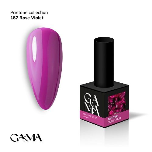 Гель-лак GaMa Pantone collection 187 Rose Violet 10мл