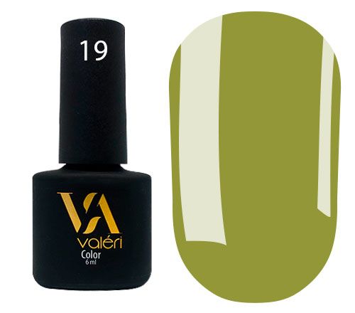 Гель лак Valeri 6 ml №19 оливка