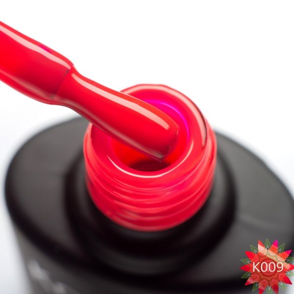 Гель-лак Komilfo Kaleidoscopic Collection K009 (яскраво-рожевий, неоновий), 8 мл