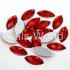 Стрази акрилові Nails World Marquise Light Siam 20шт