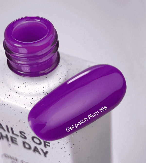Гель-лак NailsOfTheDay 198 Plum сливово-фіолетовий, 10мл