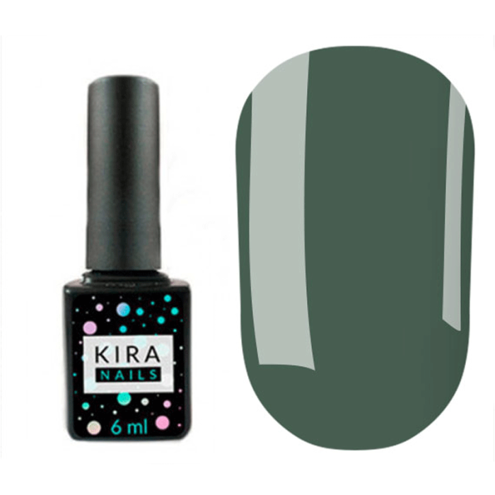 Гель-лак Kira Nails №171 (хакі, емаль), 6 мл