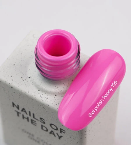 Гель-лак NailsOfTheDay 199 Peony теплый насыщенный розовый, 10мл 
