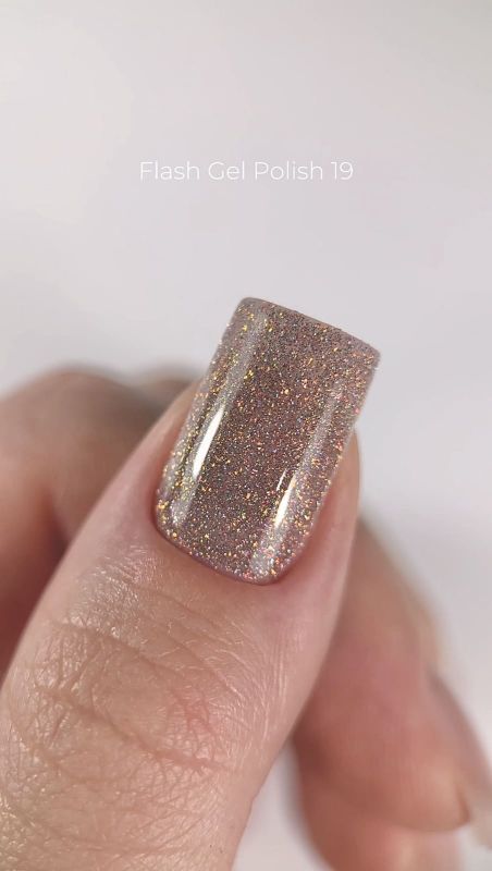 Гель-лак светоотражающий Dark Flash 19, 10мл