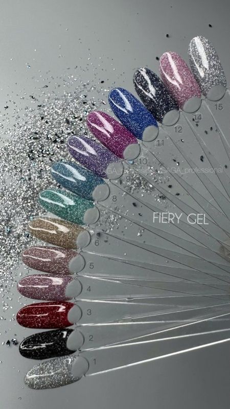 Гель-лак світловідбиваючий SAGA Fiery Gel 14 9мл
