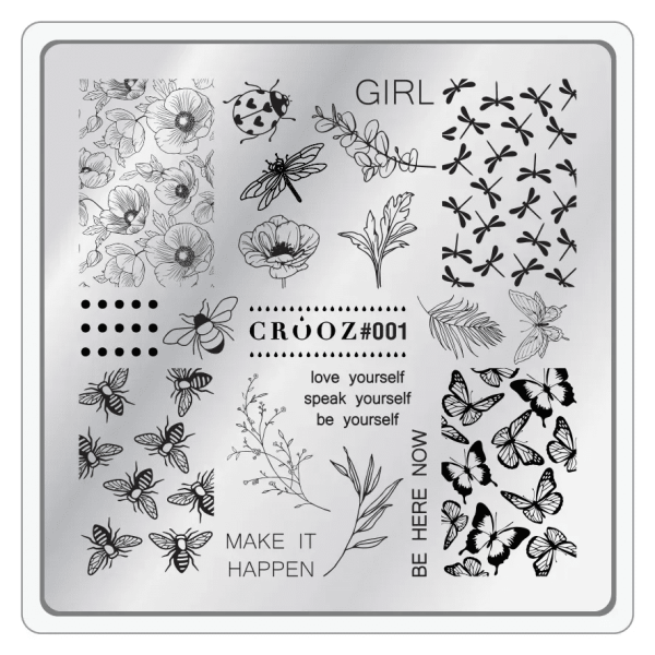 Пластина для стемпинга Crooz  01
