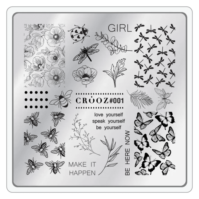 Пластина для стемпинга Crooz  01