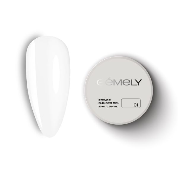 Гель GEMELY Power builder gel 01, 15мл