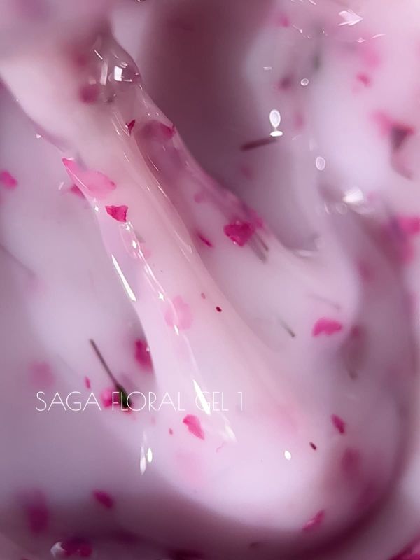 Рідкий гель з сухоцвітами Saga Liquid Floral gel 01, 15мл