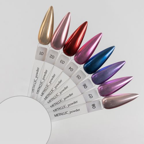 Металева втирка Adore Metallic Powder 05  синя