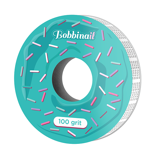 Запасний блок файл-стрічки для котушки Bobbi Nail 100 грит (8 м) STALEKS PRO ATS-100w