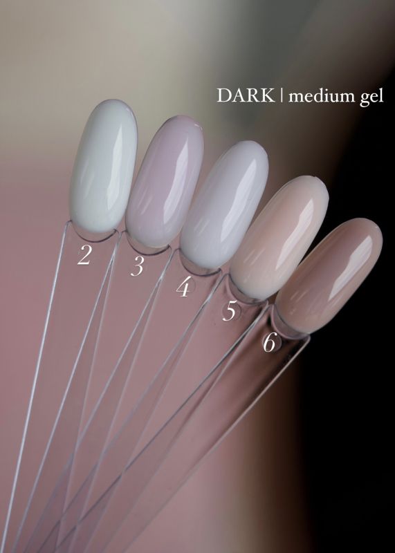 Гель DARK Medium Gel №04 15мл лавандовий
