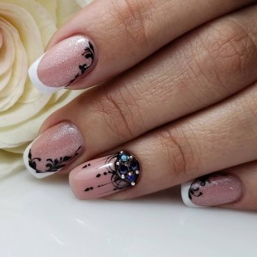 Топ зі срібним глітером Nail Apex Glitter Silver 15мл