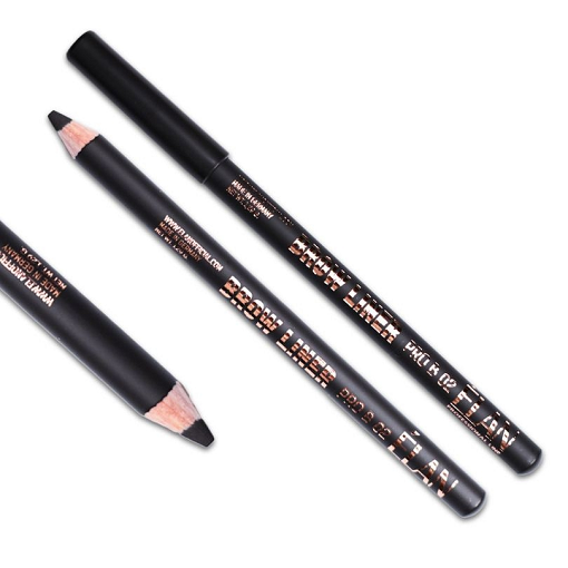 Олівець для брів пудровий Elan Brow Liner Pro B 02, dark brown