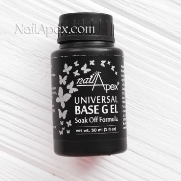 Універсальна каучукова база Nailapex Base Soak Off 30ml