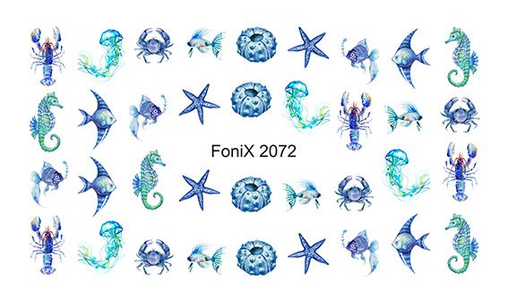 Слайдер водный на прозрачной пленке 2072