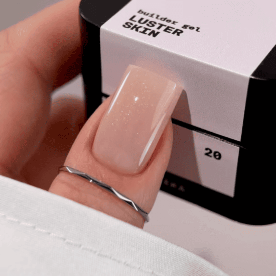 Гель Biblioteka Builder Gel 20 Skin LUSTER теплый беж с шиммером
