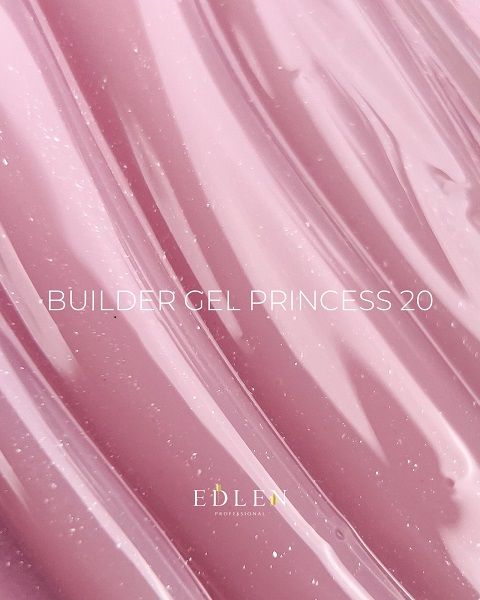 Гель Edlen Builder Gel Princess  20 м'який пастельний рожевий