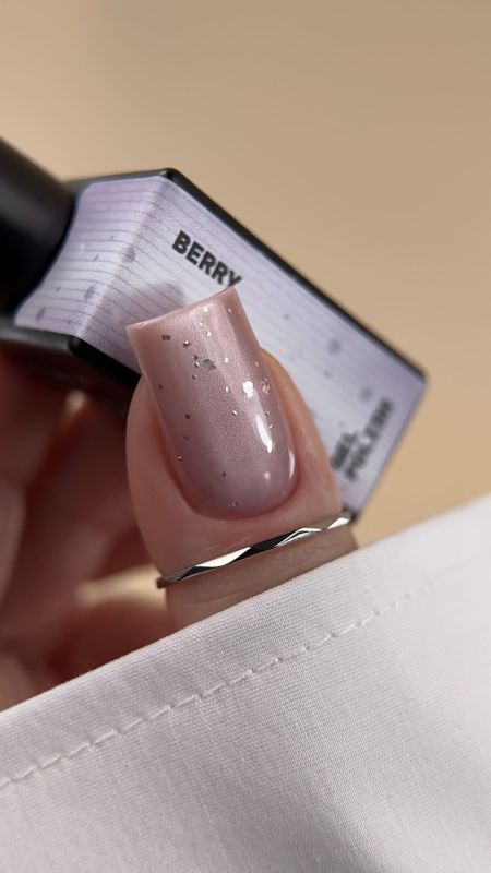 Гель-лак Biblioteka Cat Eye 21 Berry холодный розовый кошачий глаз, 10мл
