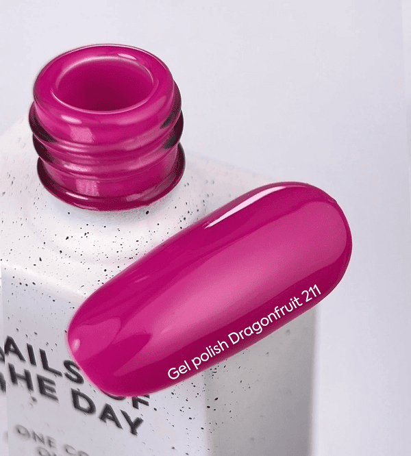 Гель-лак NailsOfTheDay 211 Dragonfruit пурпурно-рожевий, 10мл