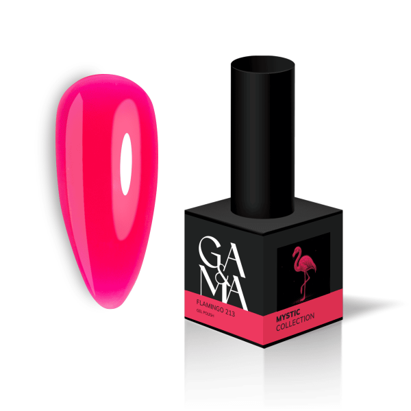 Гель-лак Ga&Ma Mystic collection FLAMINGO 213  розовый, 10мл