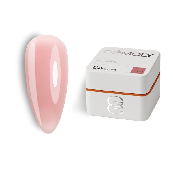 Гель GEMELY Fast builder gel 21, персиковий 30мл