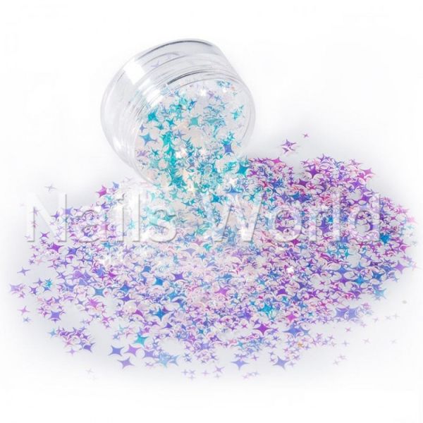 Звездочки Рождественские Nails World №6
