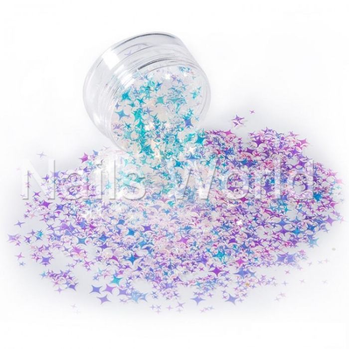 Зірочки Різдвяні Nails World №6