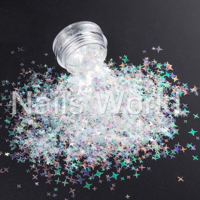 Зірочки Різдвяні Nails World №8