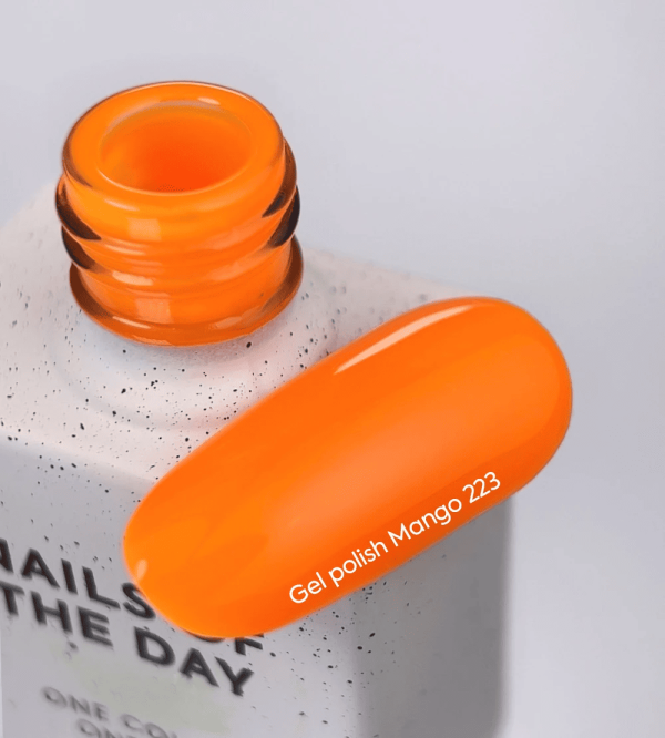 Гель-лак NailsOfTheDay 223 Mango неоново-помаранчевий, 10мл