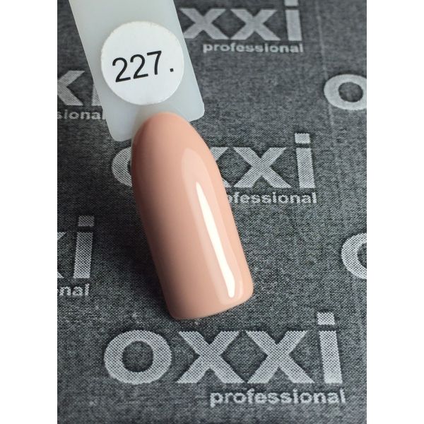 Гель-лак OXXI Professional №227 (бежево-розовый, эмаль), 8 мл
